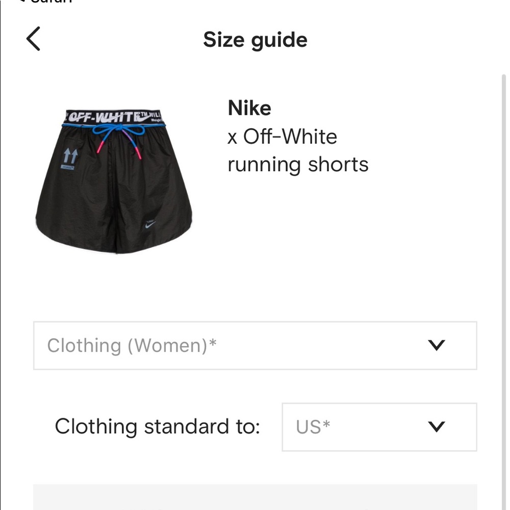 OFF-WHITE x Nike | Women’s NRG short black - Picture 3 of 10